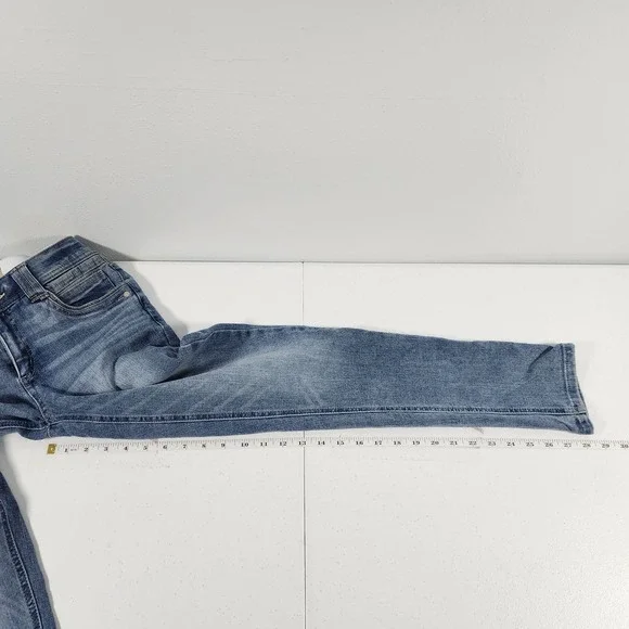 Democracy Ab Technology Slim straight Leg Jeans Blue Medium Wash Womens Size 2 - Picture 4 of 9